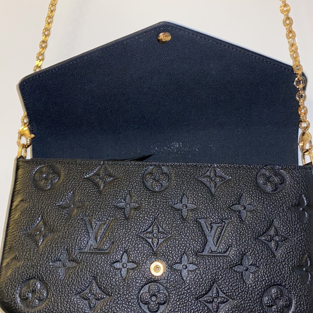 RARE🔥 Monogram Empreinte Leather Felicie Pochette - Picture 9 of 17